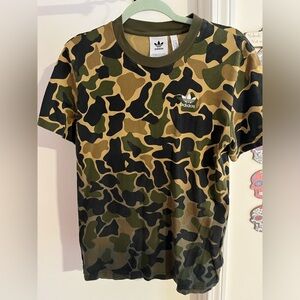 Adidas Camouflage Tee - Olive and Tan